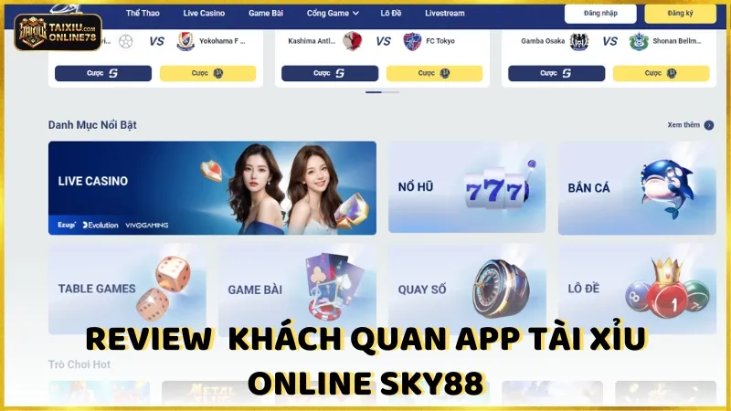 App tài xỉu Sky88